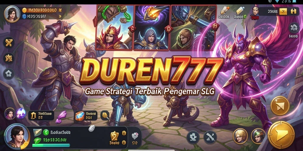 Tampilan gameplay DUREN777 yang menarik dan dinamis.