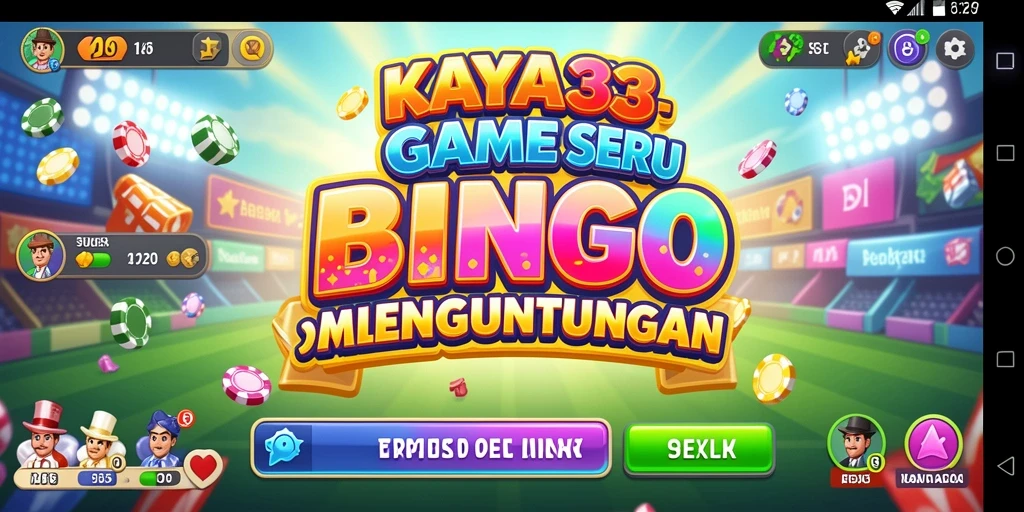 Tampilan utama permainan Bingo KAYA33 yang mengasyikkan.