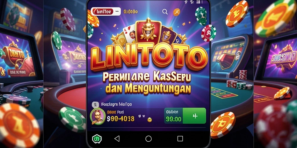 Tampilan gameplay menarik dan mendebarkan di LINITOTO.