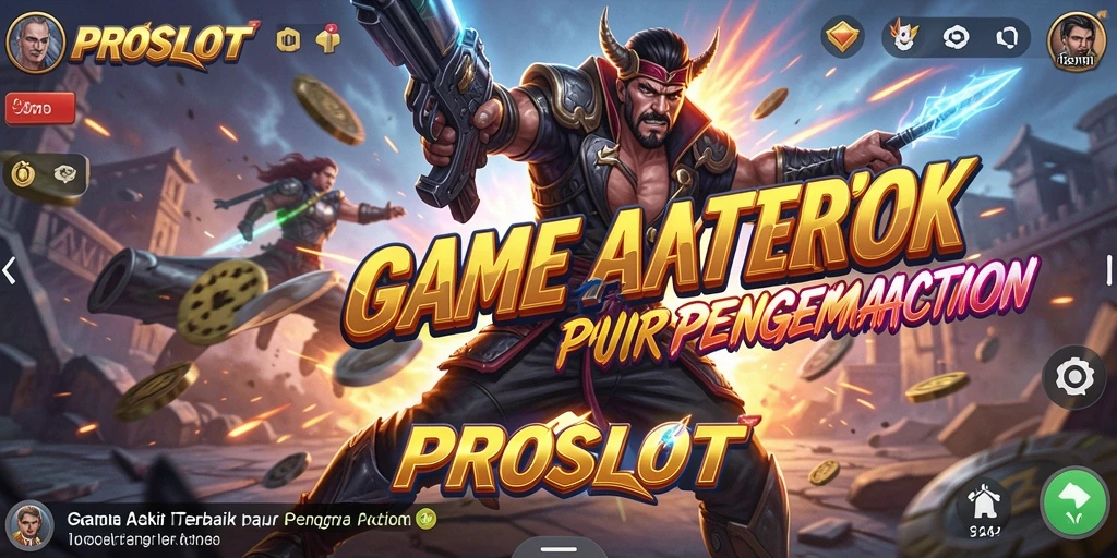 Tampilan gameplay PROSLOT dengan aksi mendebarkan.