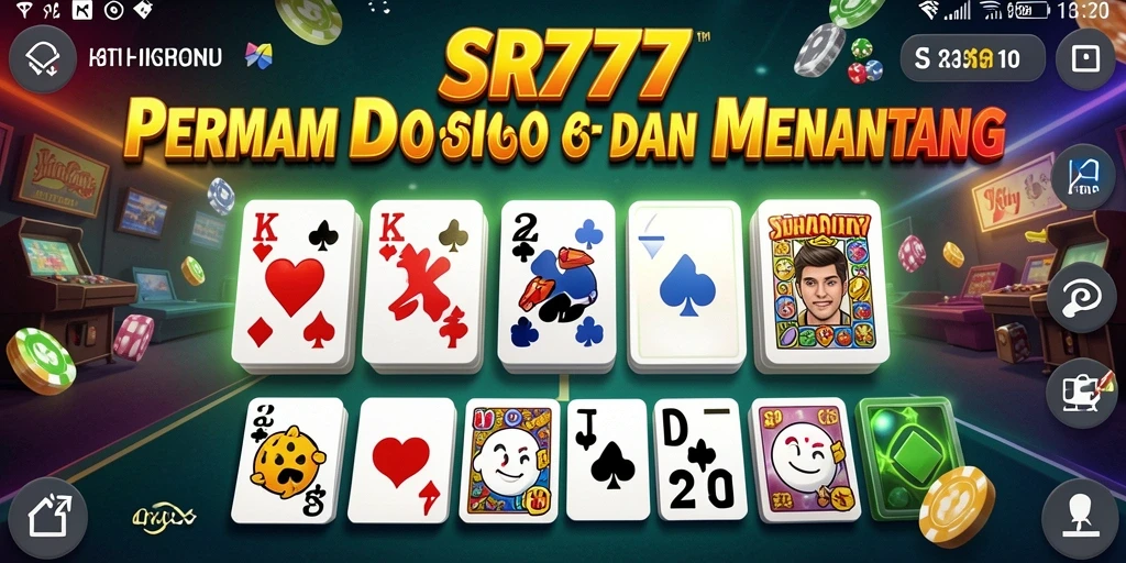 Tangkapan layar gameplay seru dari permainan Domino SR777.