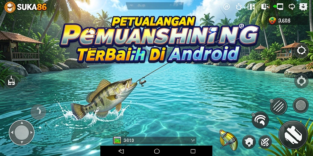 Tangkapan besar dalam permainan memancing yang menegangkan di SUKA86.