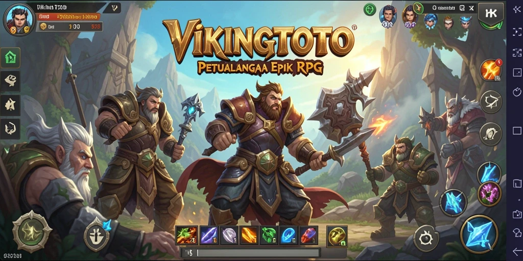 Tampilan gameplay VIKINGTOTO yang seru dan mendebarkan.